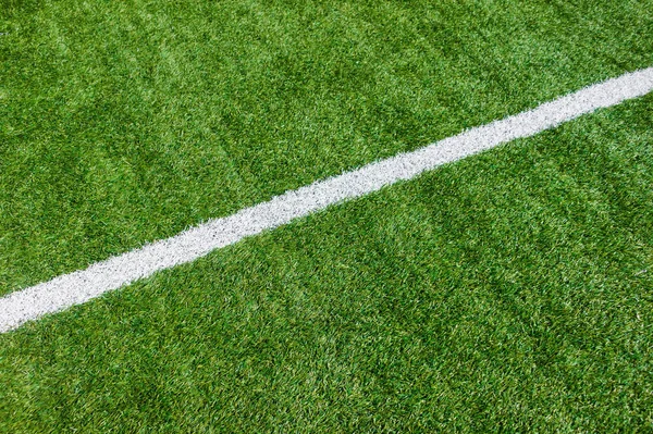 Linee sul campo di calcio — Foto Stock