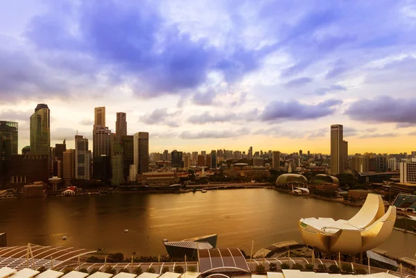 Singapura skyline cidade — Fotografia de Stock