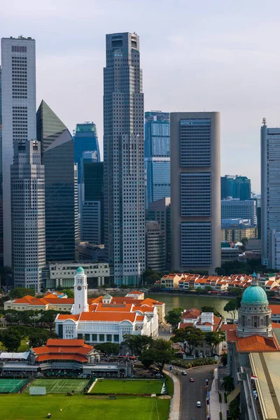 Στον ορίζοντα της πόλης Σιγκαπούρη — Φωτογραφία Αρχείου