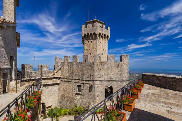 Castle San Marino - İtalya — Stok fotoğraf