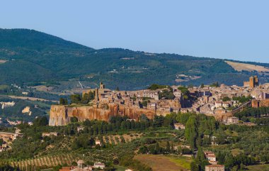 İtalya 'da Orvieto Ortaçağ Kasabası
