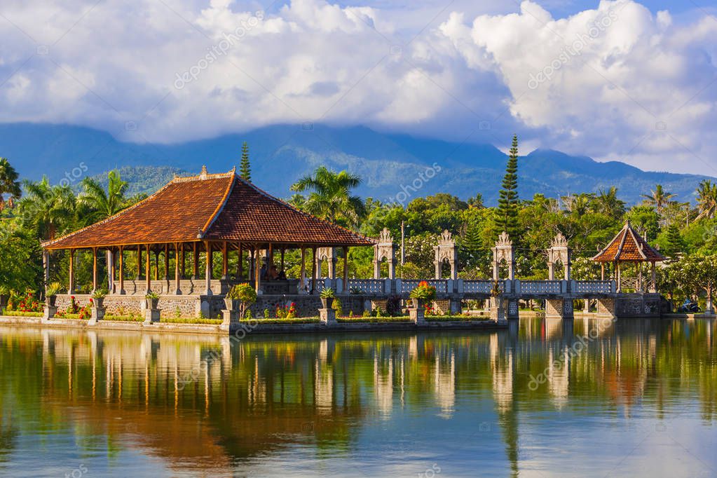  Water  Palace  Taman  Ujung  in Bali Island Indonesia  Stock 