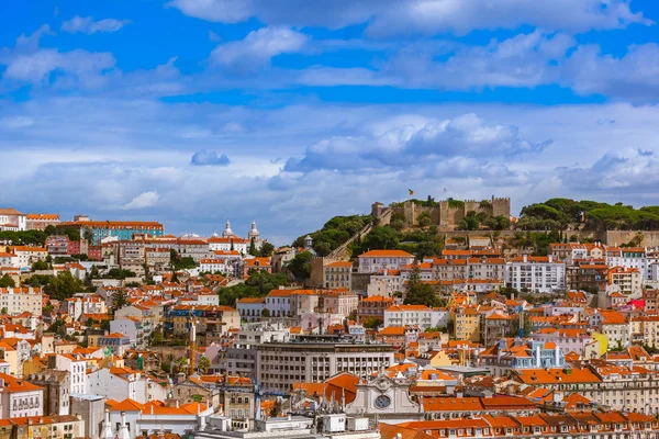 Pevnost svatého Jiří - Lisabon Portugalsko — Stock fotografie