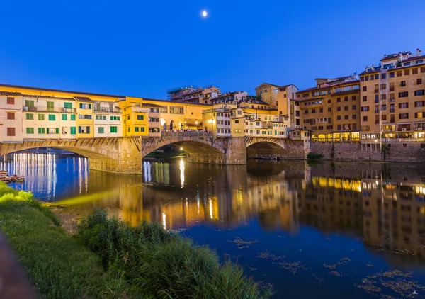 Γέφυρα Ponte Vecchio της Φλωρεντίας - Ιταλία — Φωτογραφία Αρχείου
