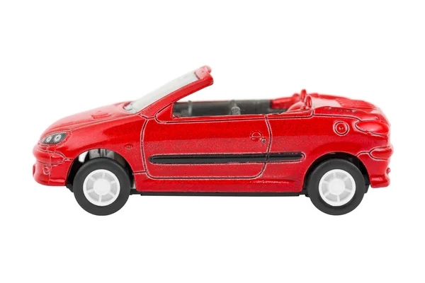 Beyaz arkaplanda izole edilmiş oyuncak araba — Stok fotoğraf