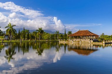 Water Palace Taman Ujung in Bali Island Indonesia clipart