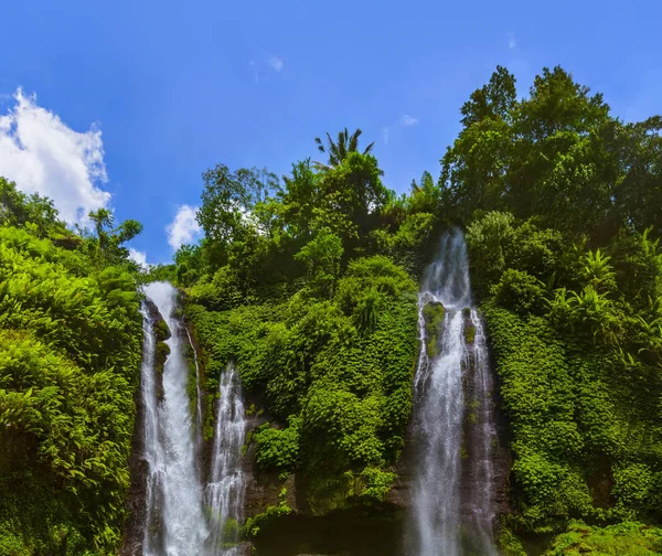 Sekumpul Waterfall - Bali island Indonesia — Stock Photo, Image