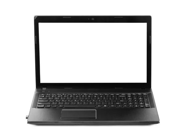 Notebook számítógép elszigetelt fehér háttér — Stock Fotó
