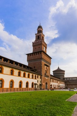 Sforza Kalesi Milan İtalya