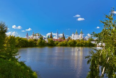Izmailovo Kremlin ve göl - Moskova Rus
