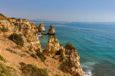 Sahil yakınında Lagos - Algarve Portekiz