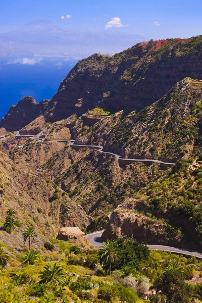 Route à La Gomera île - Canaries — Photo
