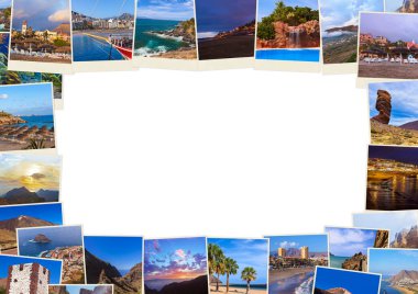 Tenerife Kanarya görüntüleri (benim fotoğraf çerçeve yaptı)