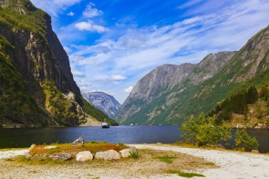 Fjord sognefjord - Norveç
