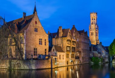Brugge cityscape - Belçika