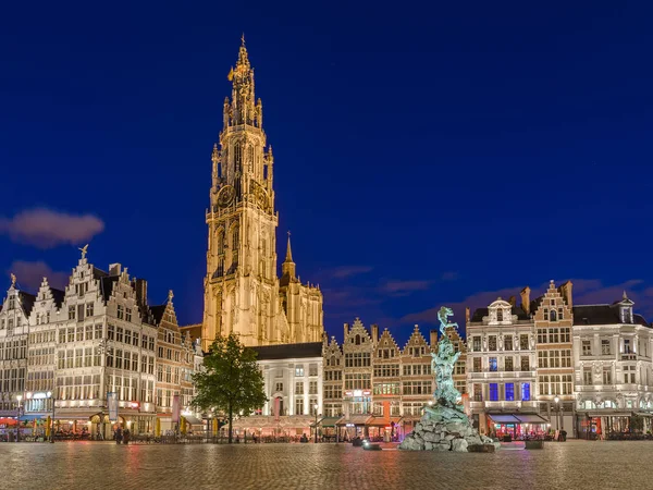 Grote Markt a Anversa - Belgio — Foto Stock