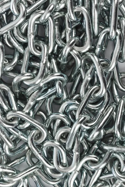 チェーンヒープ-抽象的な金属の背景 — ストック写真
