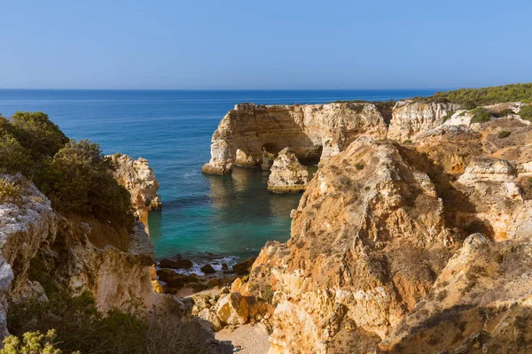 Spiaggia vicino Lagos - Algarve Portogallo — Foto Stock