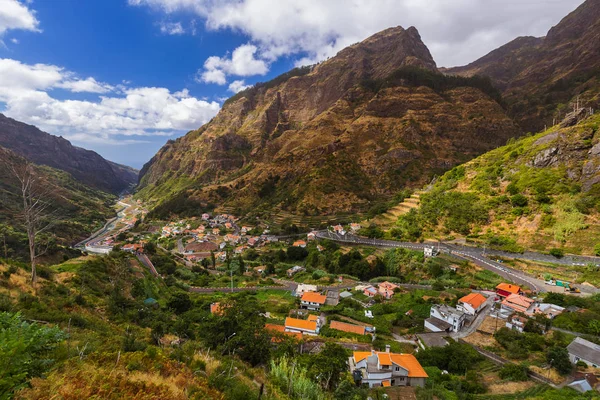 Aldeia montanhosa Serra de Aqua - Madeira Portugal — Fotografia de Stock