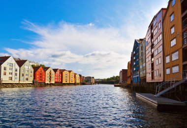 Cityscape trondheim Norveç