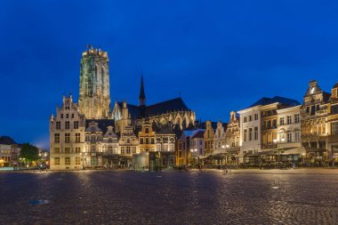 Mechelen 'deki Grote Markt - Belçika