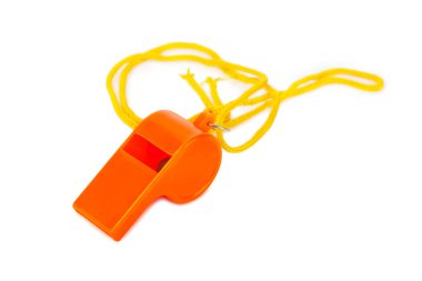 Whistle - isolated on white background clipart