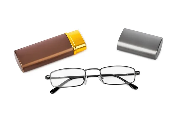 Glasses and case — Stock Photo, Image