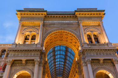 Vittorio Emanuele II Galerisi Milan İtalya