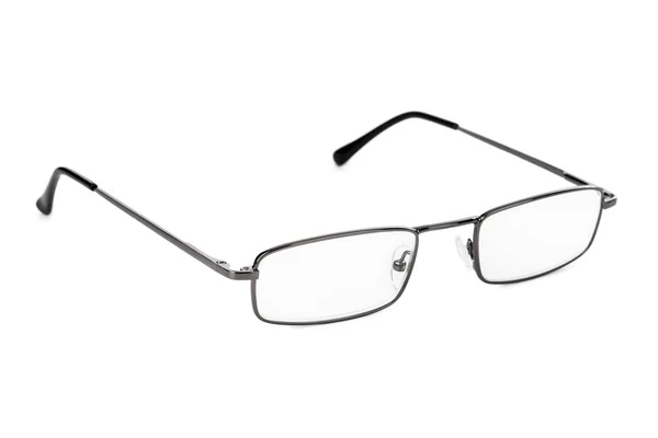 Lunettes élégantes isolées sur fond blanc — Photo