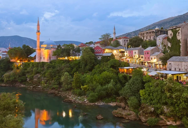 Cityscape Mostar - Bosna-Hersek — Stok fotoğraf