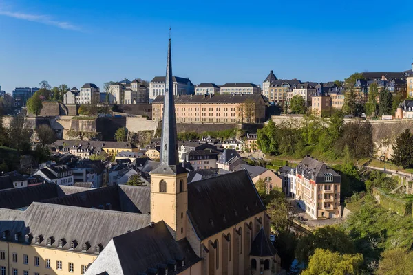 卢森堡市城市景观 — 图库照片