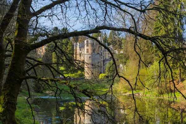 Rovine del castello Beaufort in Lussemburgo — Foto Stock