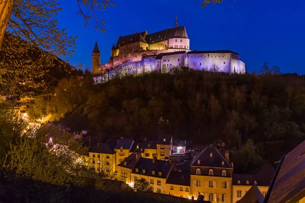 Vianden castle in Luxembourg — Stock Photo, Image