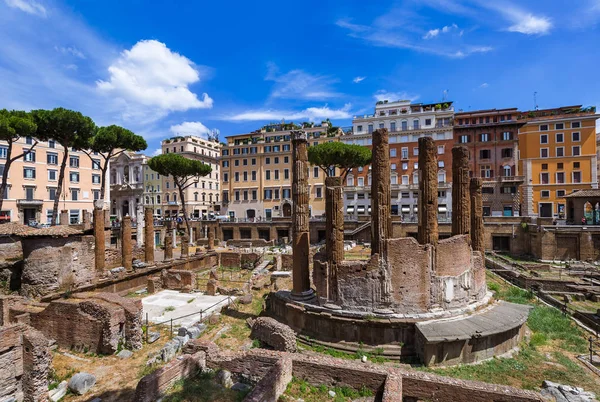 Περιοχή Sacra ερείπια Ρώμη Ιταλία — Φωτογραφία Αρχείου
