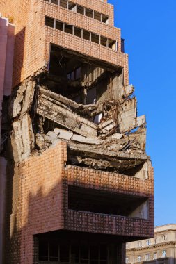 Nato bombalama - dan Savunma Bakanlığı yapı kalıntıları Belgra