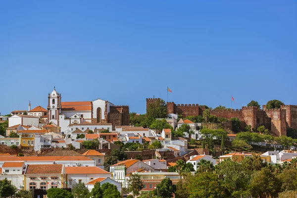 Castillo en la ciudad de Silves Algarve Portugal — Foto de Stock