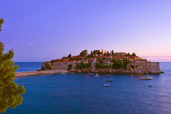 Island Sveti Stefan - Montenegro — Stock Photo, Image