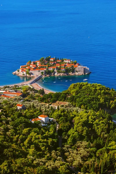 Wyspa Sveti Stefan - Czarnogóra — Zdjęcie stockowe