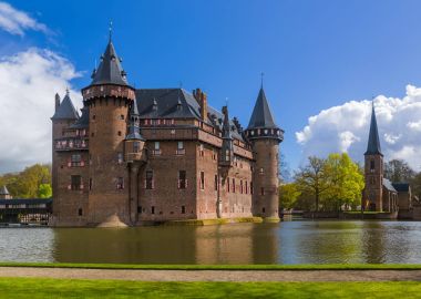 Utrecht yakınlarındaki De Haar Kalesi - Hollanda