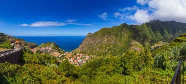 Village Boaventura in Madeira Portugal clipart