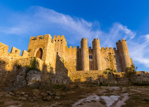 Замок в місті Обідуш - Португалія — стокове фото