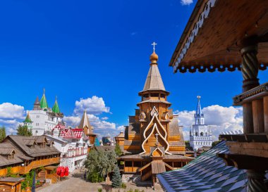 Izmailovo Kremlin - Moskova Rus ahşap kilisede