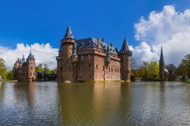 Utrecht yakınlarındaki De Haar Kalesi - Hollanda