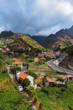 Dağ köyü Serra de Aqua - Madeira Portekiz