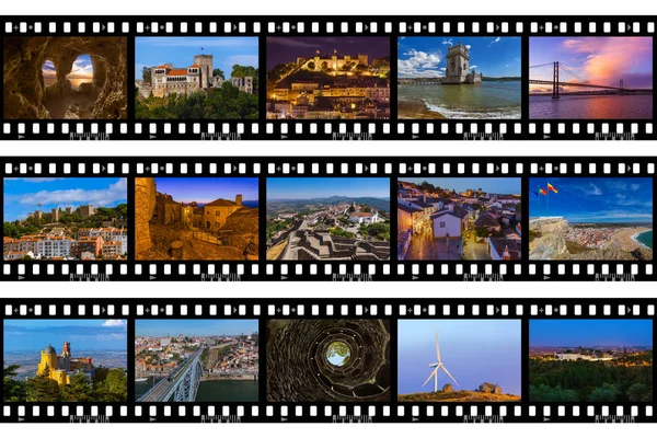 Marcos de película - Portugal imágenes de viaje (mis fotos ) — Foto de Stock