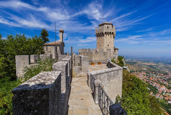 Hrad San Marino - Itálie — Stock fotografie