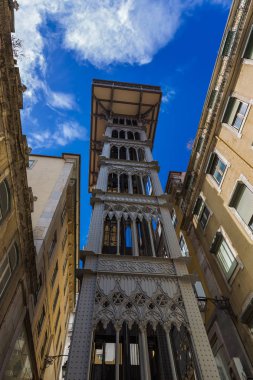 Santa Justa asansörü - Lizbon Portekiz