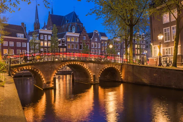 Amsterdam cityscape - Hollanda — Stok fotoğraf