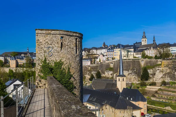 Luxembourg city cityscape — Stock Photo, Image
