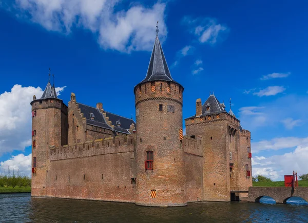 Muiderslot castle yakınındaki Amsterdam - Hollanda